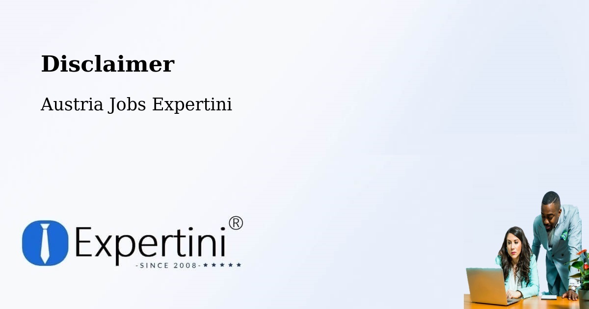 Disclaimer – Strobl - Austria Jobs Expertini